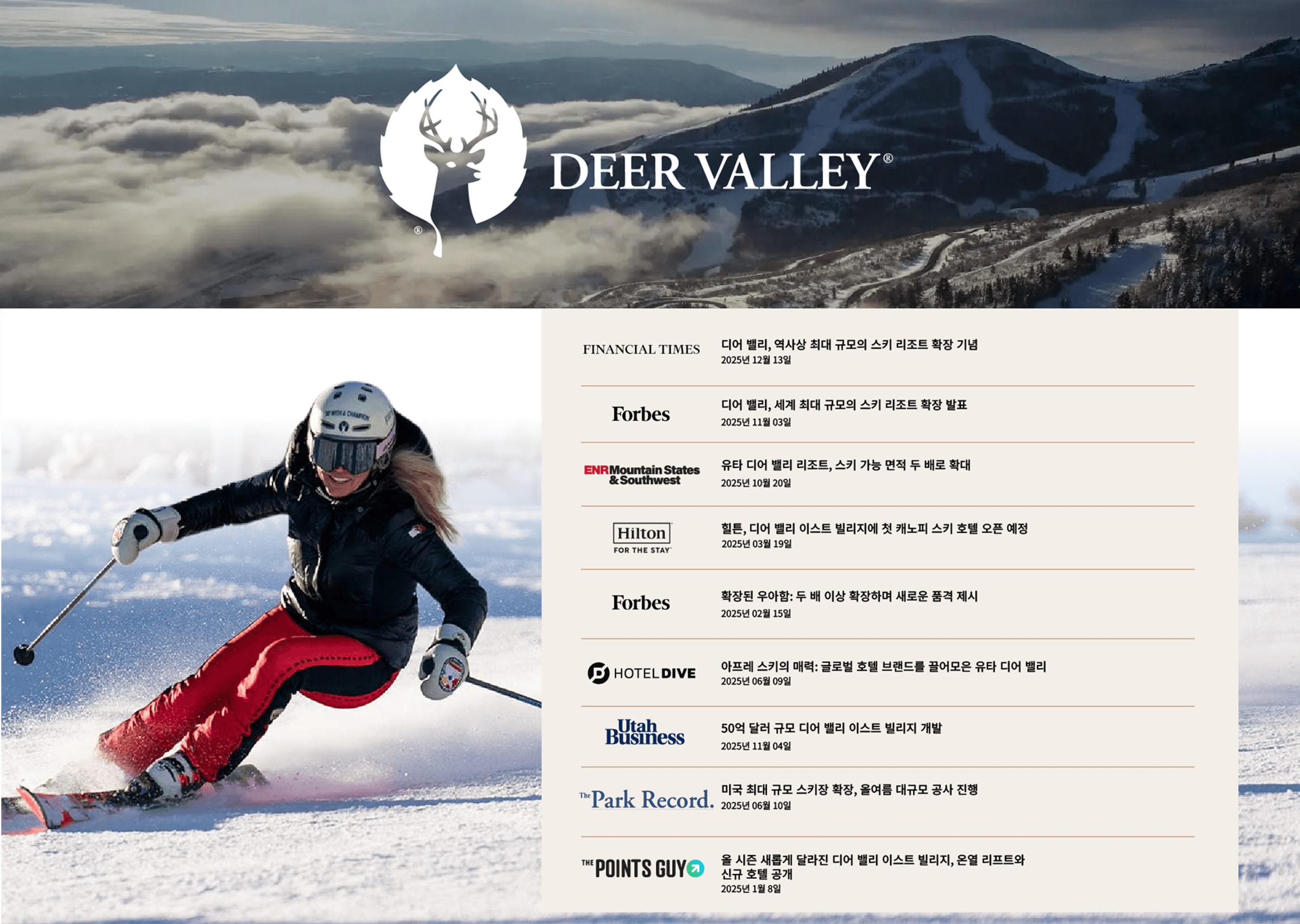 시장 분석 - Deer Valley / Park City Luxury Alpine Market